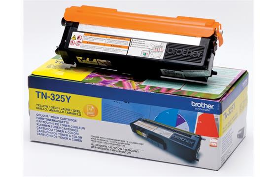 772602 Brother TN325Y Toner BROTHER TN325Y 3.5K gul 